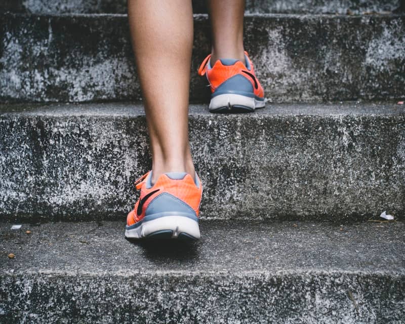 Runner on pavement during a daily training run