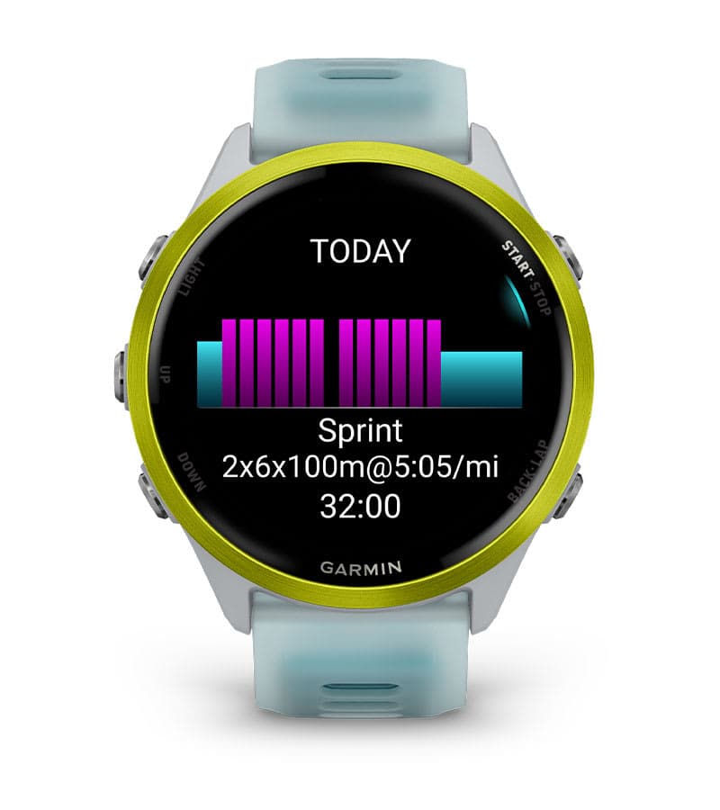 Garmin Forerunner 570 — detail view