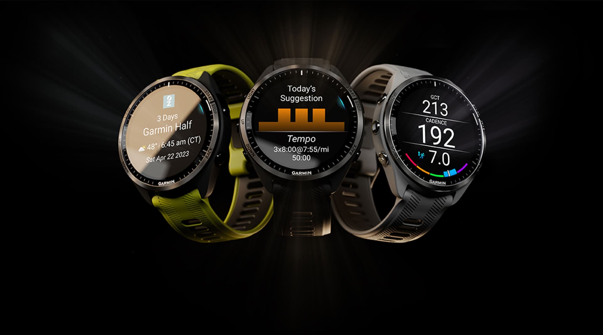 Garmin Forerunner 965 — on-foot view