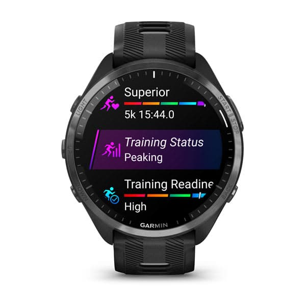 Garmin Forerunner 965 — side view