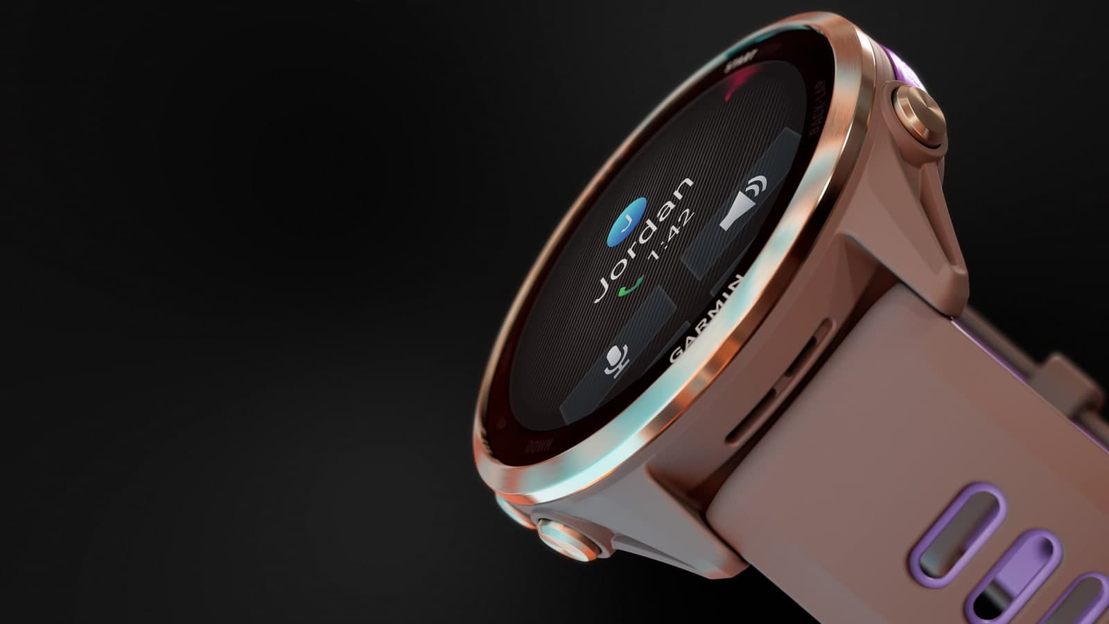 Garmin Forerunner 970 — top view