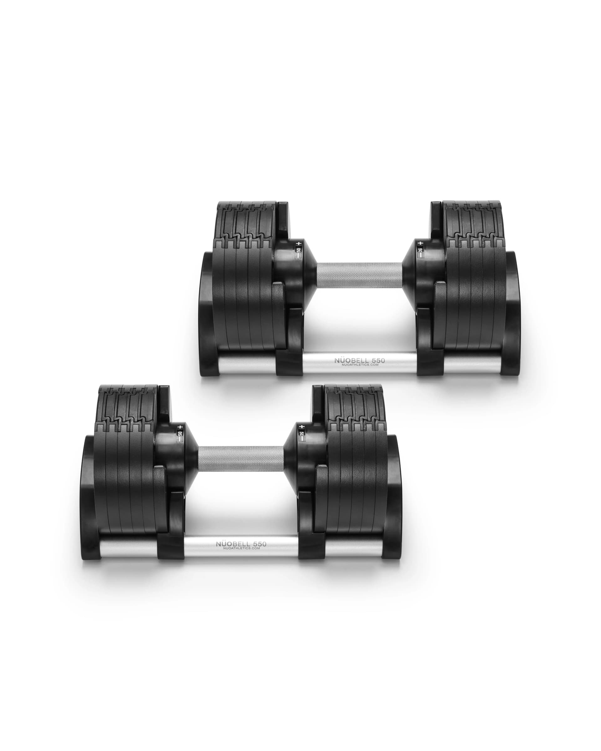 NÜOBELL 50 lb Adjustable Dumbbells